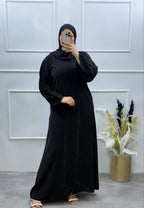 Abaya Avec Strass + Chal