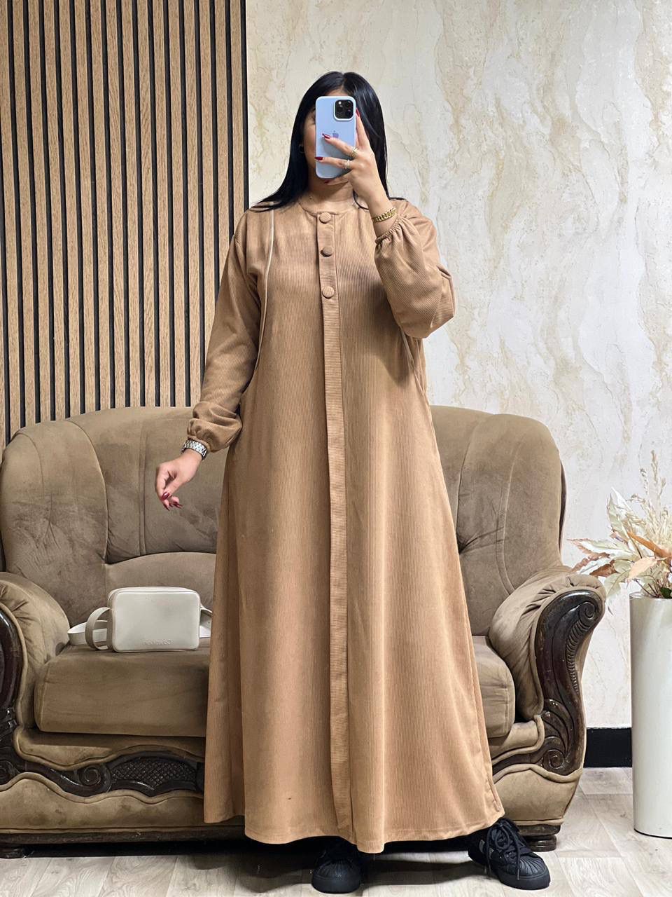 Robe Longue avec Perles