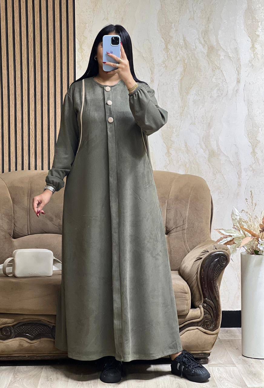 Robe Longue avec Perles