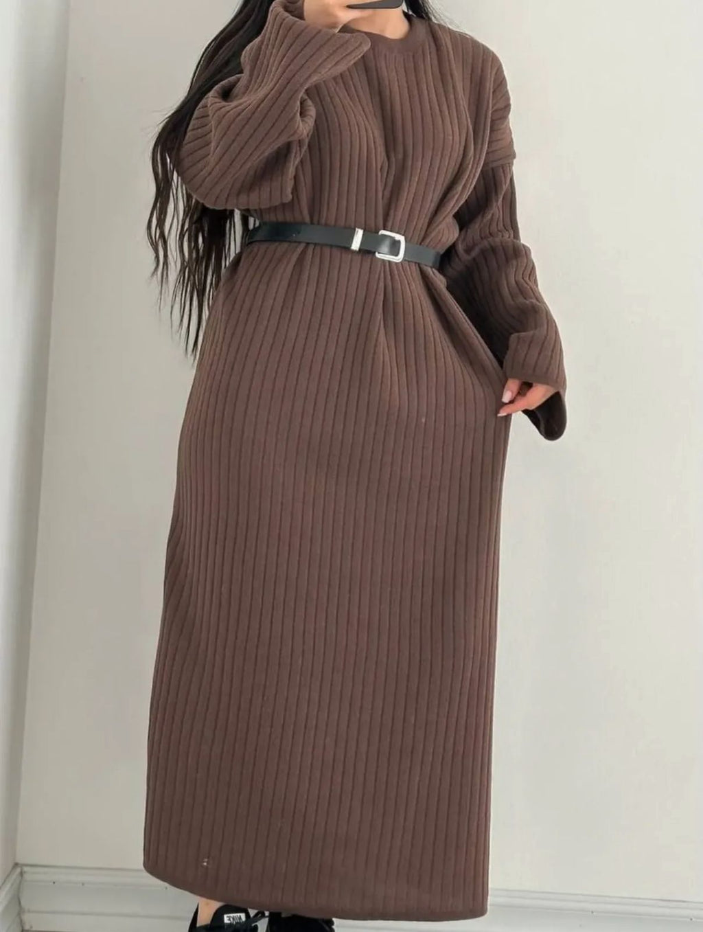 Robe avec ceinture