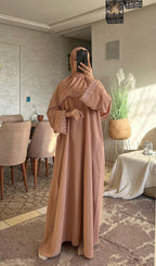 Abaya 2 piéces + dentelles